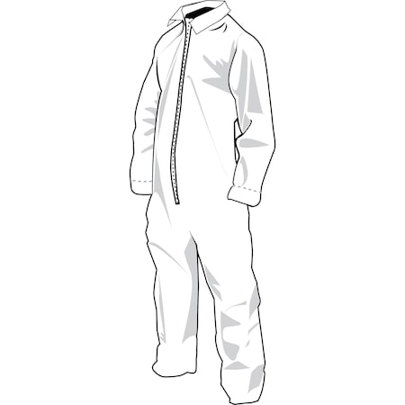 Sas Safety SAS Gen-Nex Protective Crew Coveralls X-Large, 24PK 6954